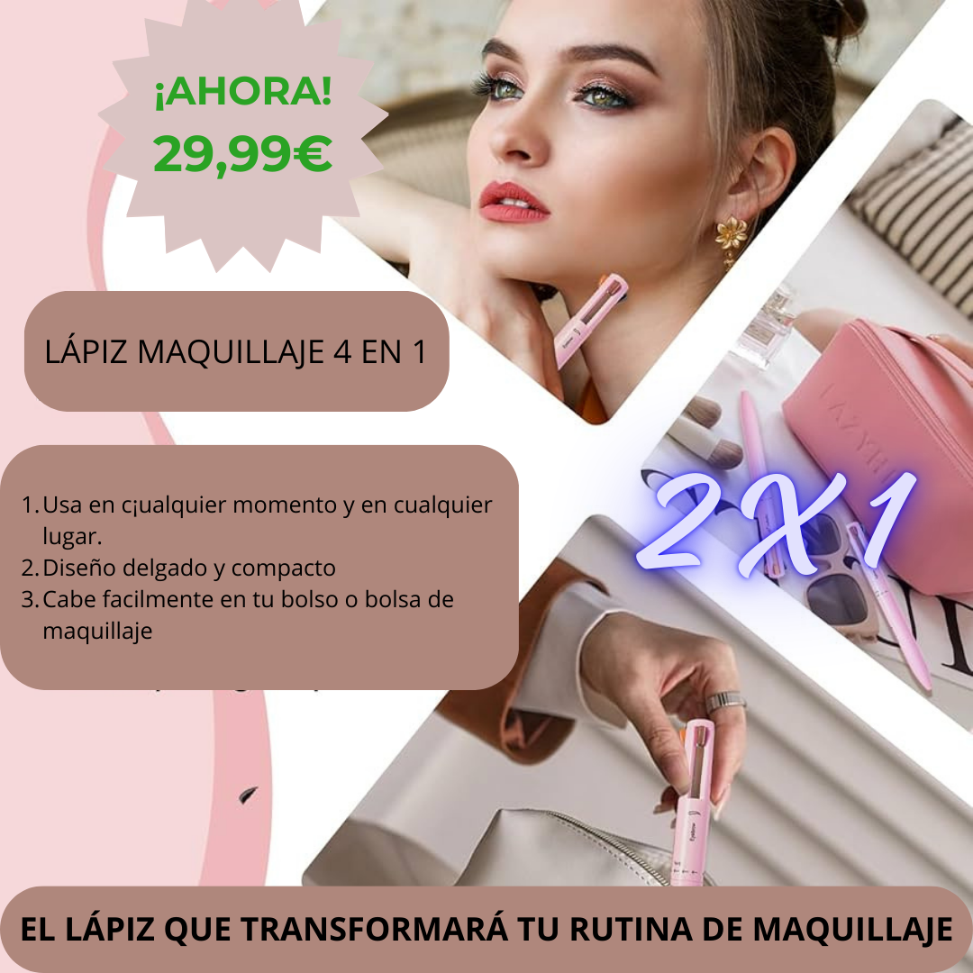 Lápiz de maquillaje 4 en 1 - GlamStick 2x1